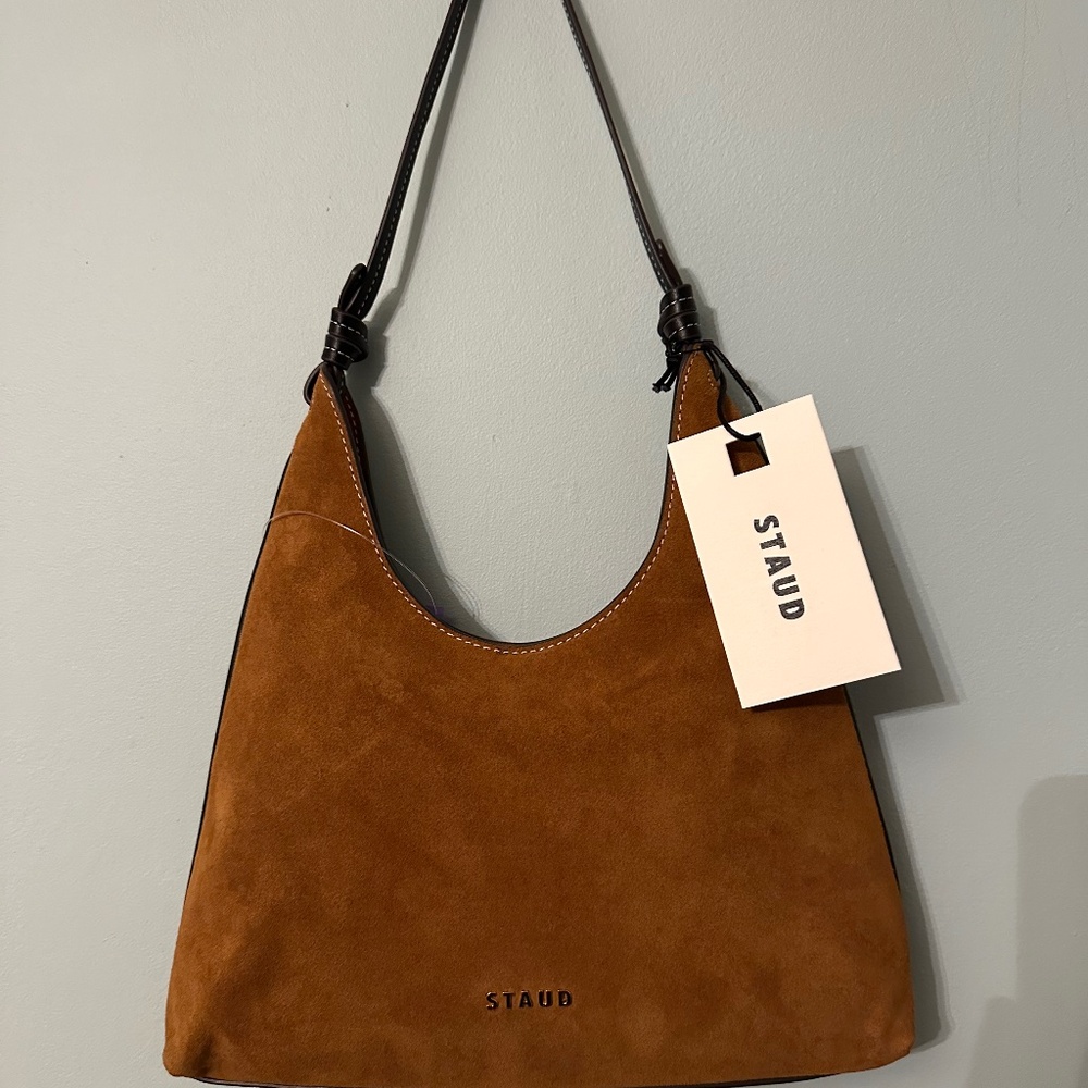 Staud Winona suede bag